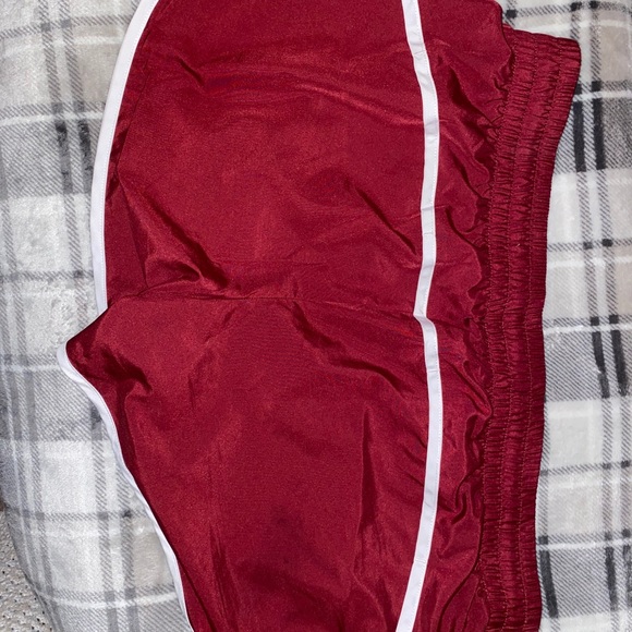 large maroon athletic shorts - Picture 2 of 2